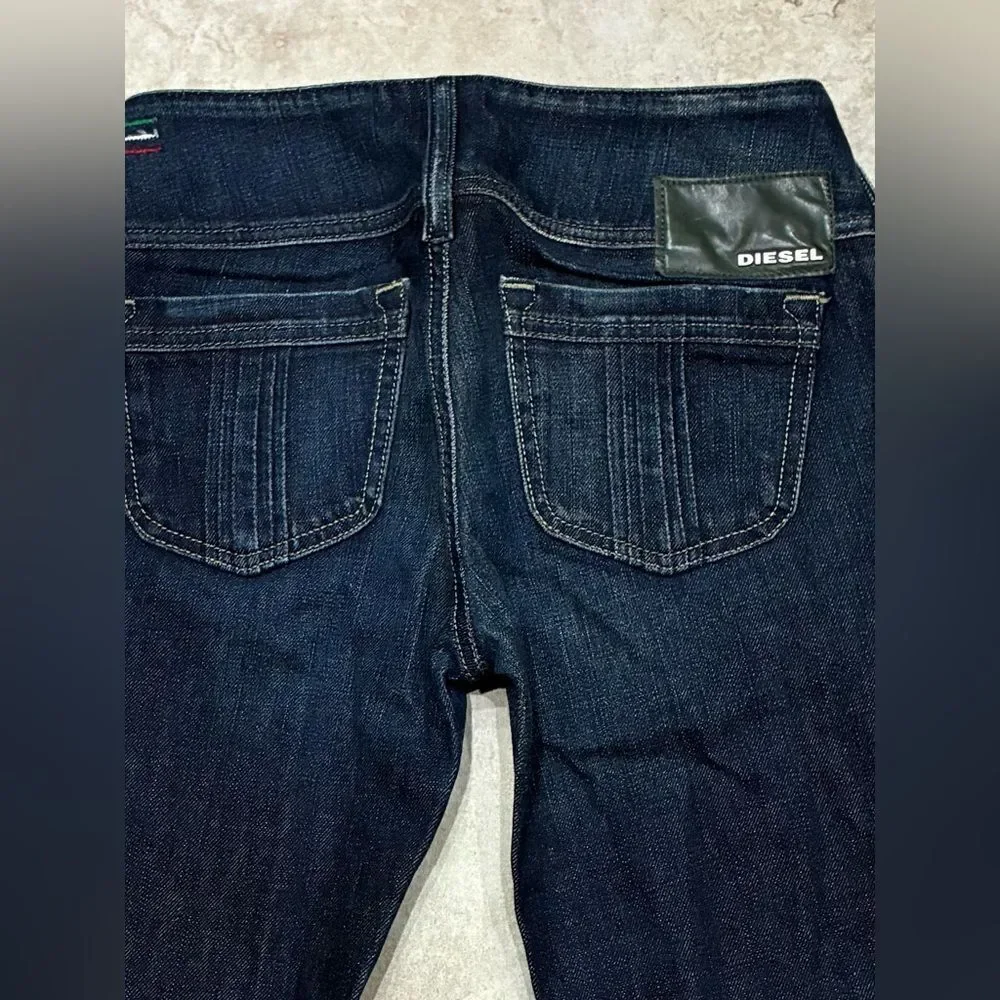 Diesel Cherock Low Rise Bootcut Jeans 24x30 Stretch Like New